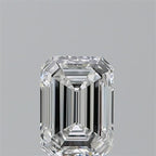 Diamante Naturale Taglio Smeraldo 0.8ct VG/EX D VS1 - GIA - 6.31x4.51x2.94mm