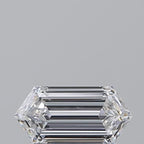 Diamante Naturale Taglio Esagonale 0.7ct EX/EX D IF - GIA - 8.17x4.09x2.42mm