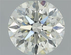 Diamante Naturale Taglio Brillante 0.5ct VG/EX/EX J VVS1 - IGI - 4.95x4.99x3.2mm