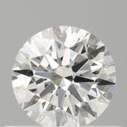 Diamante Naturale Taglio Brillante 0.5ct 3EX F VS2 - GIA - 5.05x5.08x3.14mm