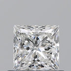 Diamante Naturale Taglio Princess 0.7ct VG/EX H VVS1 - GIA - 4.84x4.81x3.46mm