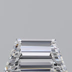 Diamante Naturale Taglio Trapezio 0.53ct EX/VG D VS1 - GIA - 6.8x3.61x2.61mm