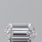 Diamante Naturale Taglio Esagonale 0.9ct EX/EX D VS1 - GIA - 8.04x4.46x2.83mm