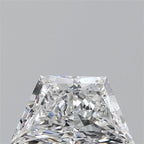 Diamante Naturale Taglio Trapezio 0.51ct VG/EX D VS1 - GIA - 7.32x4.03x2.67mm