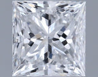 Diamante Naturale Taglio Princess 0.42ct EX/EX D VVS1 - GIA - 4.15x4.06x2.94mm