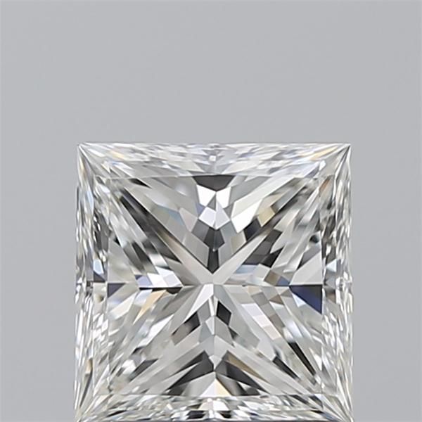 Diamante Naturale Taglio Princess 1.5ct VG/EX G VVS2 - GIA - 6.58x6.46x4.54mm