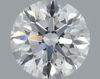 Diamante Naturale Taglio Brillante 0.6ct 3EX D IF - GIA - 5.37x5.34x3.39mm