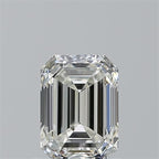 Diamante Naturale Taglio Smeraldo 1.01ct EX/EX F VVS1 - IGI - 6.56x4.8x3.28mm