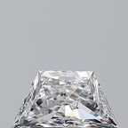 Diamante Naturale Taglio Trapezio 0.74ct VG/EX D VS1 - GIA - 8.45x4.5x2.89mm