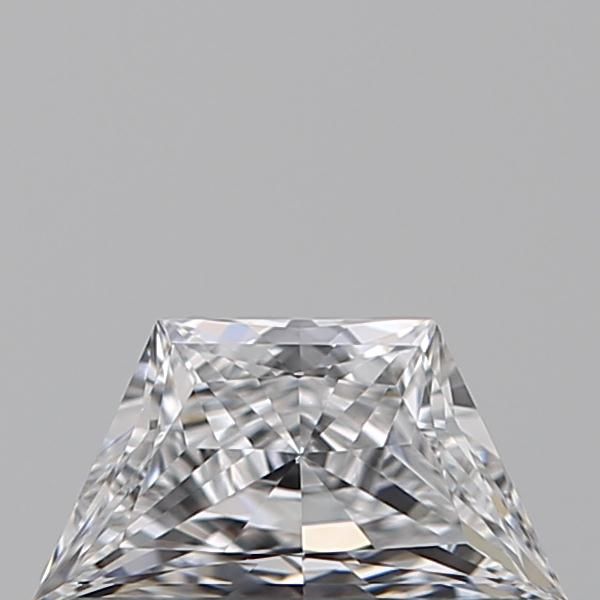 Diamante Naturale Taglio Trapezio 0.32ct EX/VG D VVS2 - GIA - 6.37x3.4x2.21mm