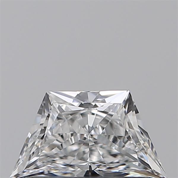 Diamante Naturale Taglio Trapezio 0.5ct VG/EX E VS1 - GIA - 7.08x3.95x2.71mm
