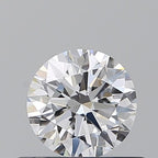 Diamante Naturale Taglio Brillante 0.5ct EX/VG/EX D VS1 - GIA - 5.09x5.06x3.11mm