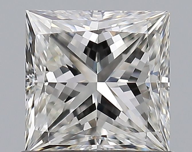 Diamante Naturale Taglio Princess 0.9ct EX/EX G VVS1 - GIA - 5.37x5.32x3.88mm