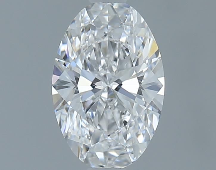 Diamante Naturale Taglio Ovale 0.6ct VG/EX D VS1 - GIA - 7.05x4.64x2.91mm