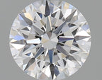 Diamante Naturale Taglio Brillante 0.53ct 3EX F VVS2 - GIA - 5.18x5.16x3.2mm