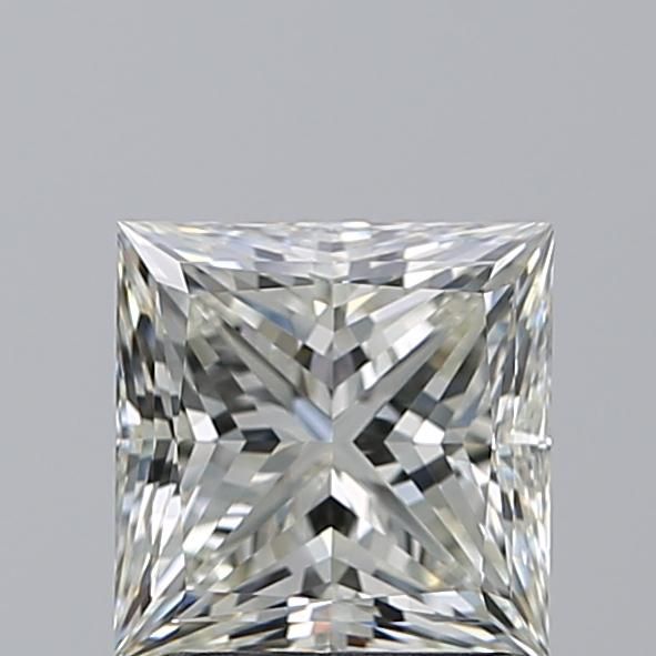 Diamante Naturale Taglio Princess 1.51ct VG/EX J VS1 - GIA - 6.25x6.2x4.56mm