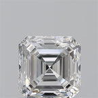 Diamante Naturale Taglio Asscher 0.8ct EX/EX E VS1 - GIA - 5.19x5.08x3.44mm