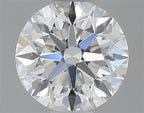 Diamante Naturale Taglio Brillante 0.5ct VG/EX/EX D VS2 - GIA - 4.97x5.0x3.19mm