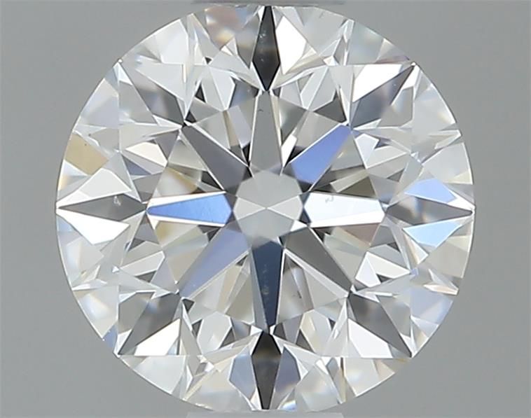 Diamante Naturale Taglio Brillante 0.5ct VG/EX/EX D VS2 - GIA - 4.97x5.0x3.19mm
