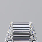 Diamante Naturale Taglio Trapezio 0.7ct EX/EX D VVS1 - GIA - 7.06x4.14x2.77mm