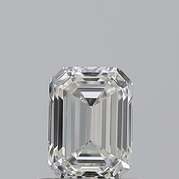 Diamante Naturale Taglio Smeraldo 0.71ct EX/EX G VVS2 - IGI - 5.73x4.2x2.96mm