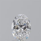 Diamante Naturale Taglio Ovale 1.05ct EX/EX D VVS1 - GIA - 8.06x5.69x3.57mm