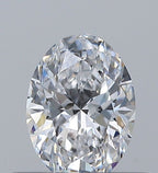 Diamante Naturale Taglio Ovale 0.38ct EX/EX D VVS1 - GIA - 5.69x4.1x2.62mm