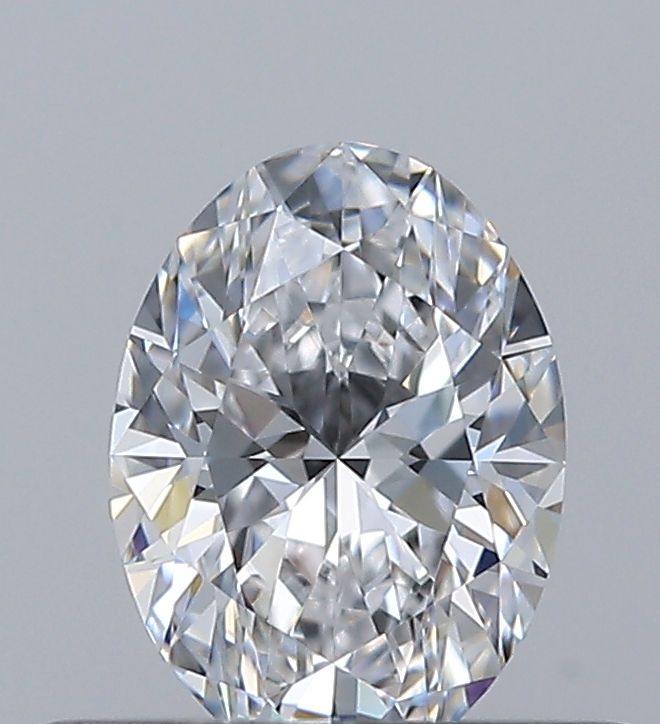 Diamante Naturale Taglio Ovale 0.38ct EX/EX D VVS1 - GIA - 5.69x4.1x2.62mm