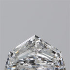 Diamante Naturale Taglio Scudo 0.62ct EX/EX E VVS1 - GIA - 7.36x4.28x2.88mm