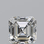 Diamante Taglio Smeraldo Quadrato 0.49ct EX/EX F VVS1 - GIA - 4.48x4.42x2.8mm