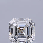 Diamante Naturale Taglio Asscher 0.68ct VG/EX E VVS2 - GIA - 4.93x4.88x3.18mm
