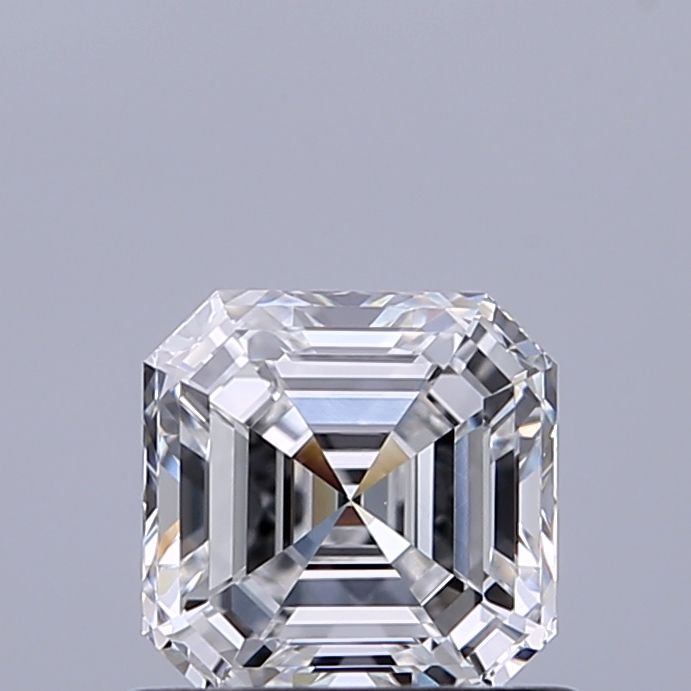 Diamante Naturale Taglio Asscher 0.68ct VG/EX E VVS2 - GIA - 4.93x4.88x3.18mm