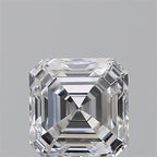 Diamante Naturale Taglio Asscher 0.76ct EX/EX E VVS1 - GIA - 5.07x4.96x3.36mm
