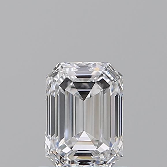 Diamante Naturale Taglio Smeraldo 0.7ct VG/EX D IF - GIA - 5.84x4.22x2.91mm