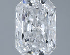 Diamante Naturale Taglio Radiant 1.02ct EX/EX E VVS1 - GIA - 6.62x4.94x3.44mm