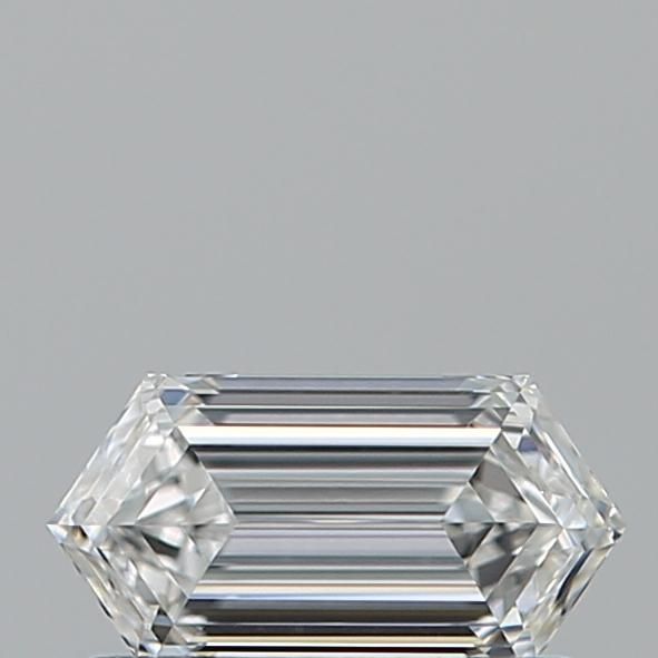 Diamante Naturale Taglio Esagonale 0.35ct EX/EX E VVS1 - GIA - 6.35x3.29x1.96mm