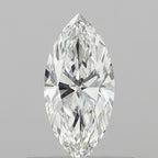 Diamante Naturale Taglio Marquise 0.4ct VG/EX F VVS2 - GIA - 8.1x3.79x2.28mm