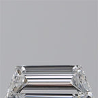 Diamante Naturale Taglio Trapezio 0.31ct VG/VG D VS1 - GIA - 7.03x2.71x1.83mm