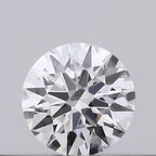 Diamante Taglio Brillante 0.17ct EX/VG/EX E VVS1 - GIA - 3.61x3.63x2.19mm