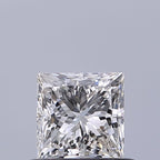 Diamante Naturale Taglio Princess 0.55ct VG/EX G IF - GIA - 4.49x4.39x3.19mm