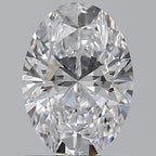 Diamante Naturale Taglio Ovale 0.8ct VG/EX D VS1 - GIA - 7.46x5.27x3.32mm