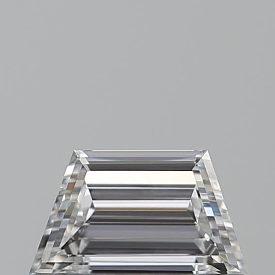 Diamante Naturale Taglio Trapezio 0.32ct EX/EX D VVS1 - GIA - 5.58x3.22x2.12mm