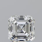 Diamante Naturale Taglio Asscher 0.8ct VG/EX E VVS2 - GIA - 5.12x5.01x3.4mm