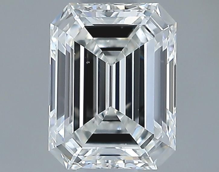 Diamante Naturale Taglio Smeraldo 0.54ct VG/EX E VS1 - GIA - 5.38x4.09x2.64mm