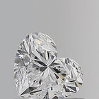 Diamante Naturale Taglio Cuore 0.55ct VG/EX D VS1 - GIA - 4.85x5.65x3.38mm