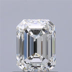 Diamante Naturale Taglio Smeraldo 1ct EX/EX F FL - GIA - 6.4x4.7x3.25mm