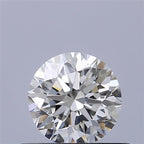 Diamante Naturale Taglio Brillante 0.5ct VG/VG/EX I VS2 - GIA - 4.93x5.0x3.2mm
