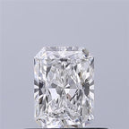 Diamante Naturale Taglio Radiant 0.5ct EX/EX D VS1 - GIA - 5.48x3.95x2.67mm