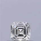 Diamante Naturale Taglio Asscher 0.35ct VG/EX F VVS1 - GIA - 3.97x3.93x2.51mm
