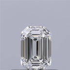 Diamante Naturale Taglio Smeraldo 0.44ct VG/EX E VVS1 - GIA - 5.21x3.59x2.42mm